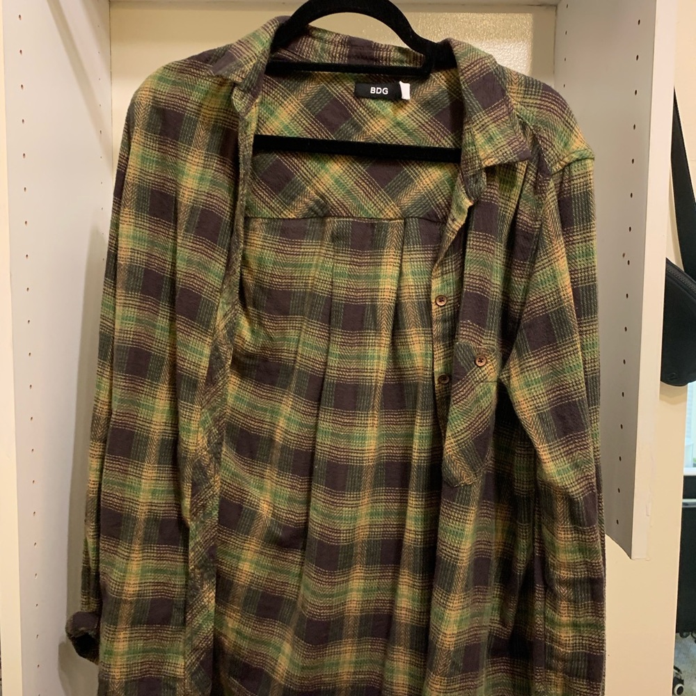 Green BDG Flannel